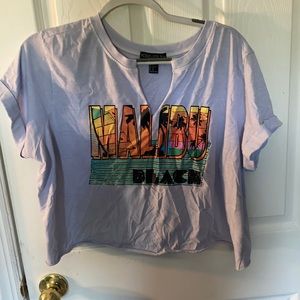 MALIBU BEACH CROP TOP